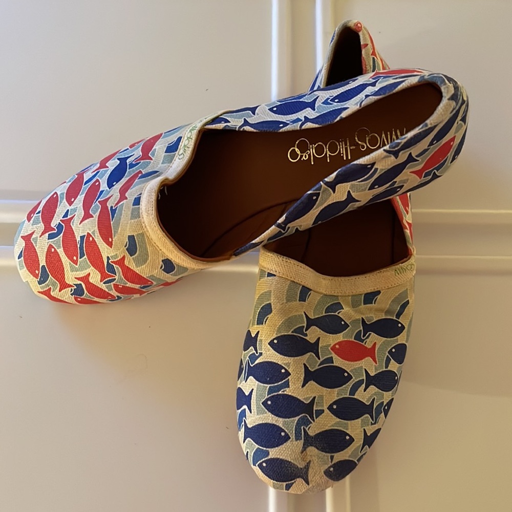 Avivas Hidalgo canvas shoes🐠🐟🐡🐠🐟🐡